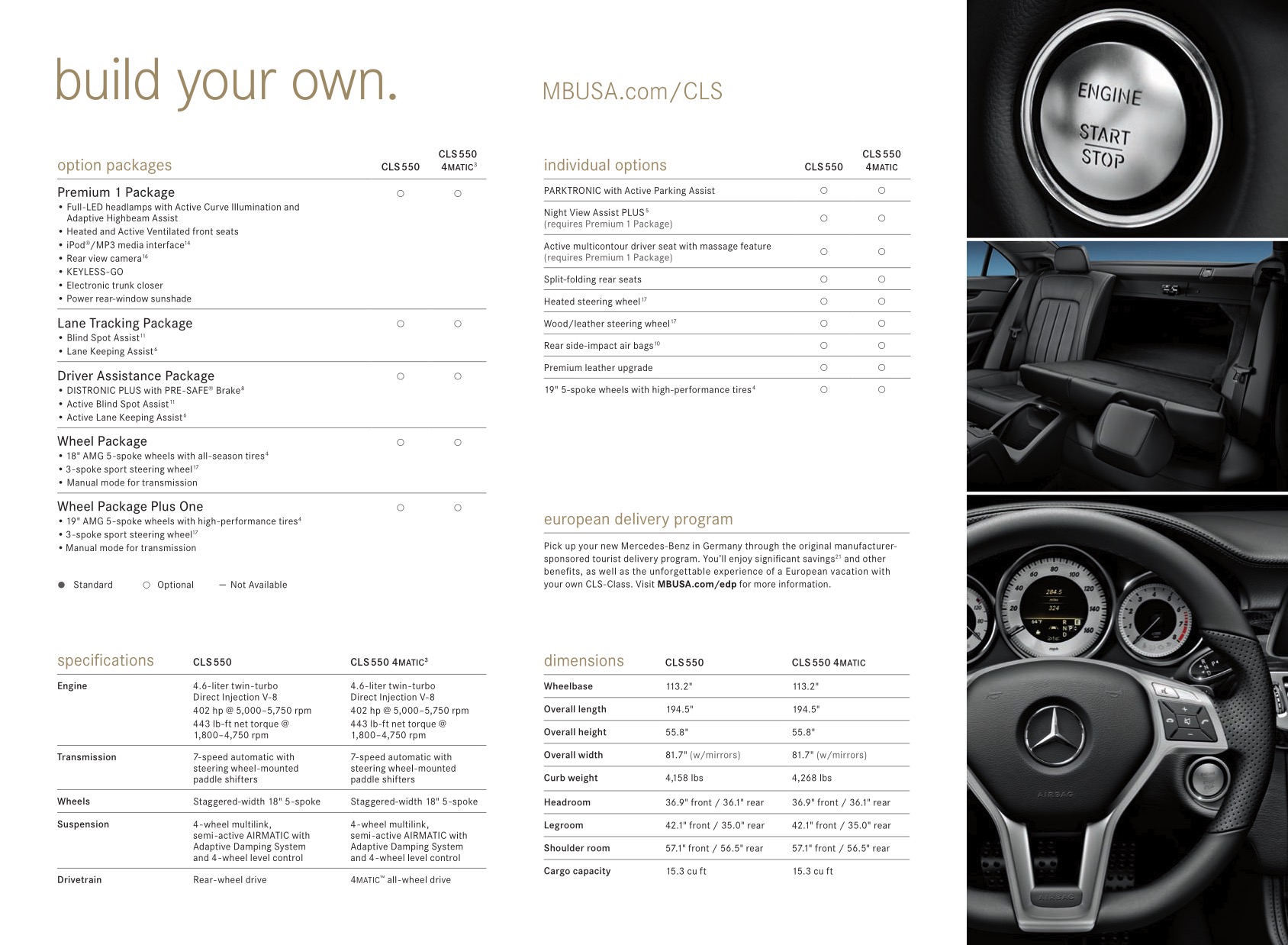 2012 Mercedes-Benz CLS-Class Brochure Page 14